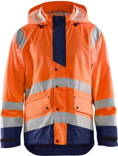 Blaklader Regenjas High Vis LEVEL 3 4327-2005 - High Vis Oranje/Marineblauw - M
