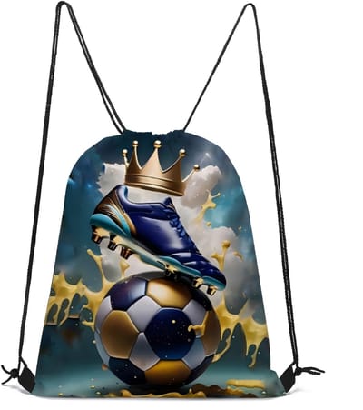 Voetbalschoen Rugzak | Voetbalpatroon Rugtas | Rugzak Meisje | Rugzak Jongens | Mooie rugzakken met Voetbal | Kleine Gymtas | Waterdichte Zwemtas | 12 Liter | Kinder Rugzak