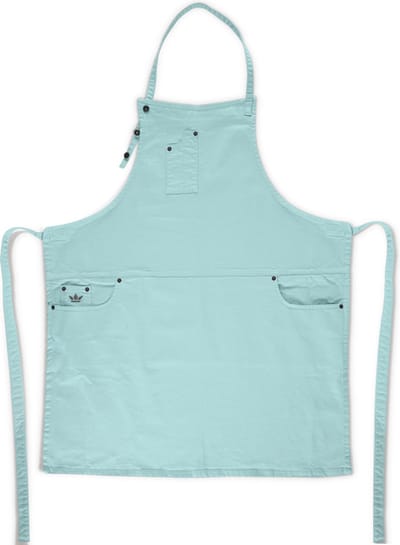Dutchdeluxes - Indigo jeans - Handgemaakt - Barbecue - BBQ - Keukenschort - 5 zakken - Groen