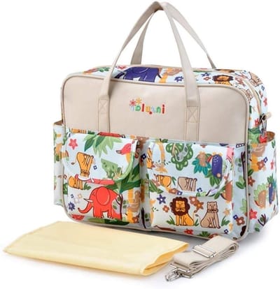 Schoudertas Luiertas - Chique Tote - Baby Verzorging - Waterdicht Ontwerp - 39 cm Breed - Grijs