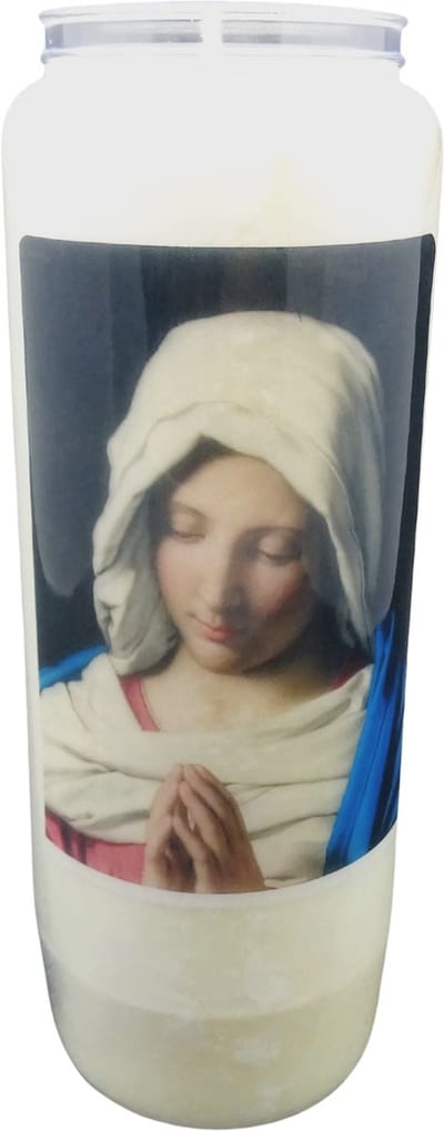 Noveenkaars Heilige Vrouw 006 - 9 dagen brander (5 stuks)