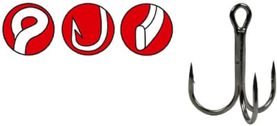 Gamakatsu Treble 18 Ns 1 6 stuks