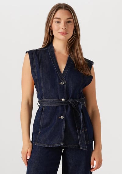MSCH Copenhagen Mschjosephine Rue Vest Blazers Dames - Donkerblauw - Maat M/L