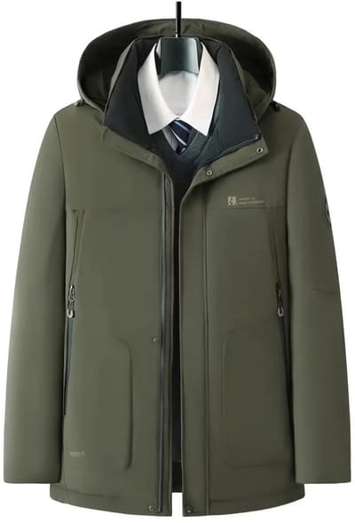 Winterjas Heren - Parka - Winter - Jas - Volwassen - Stijlvol - Zwart - L