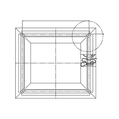 AEG Deurafdichting vriezer - L: 1.681mm 2084765037