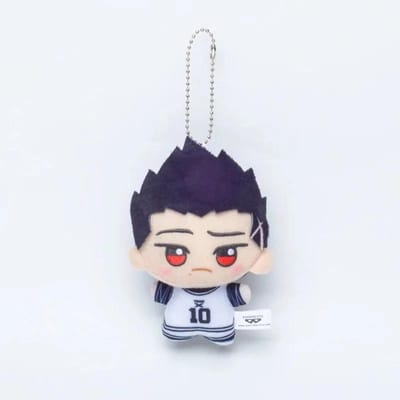 10cm Nieuw Blue Lock Pluche Hanger Sleutelhanger Yoichi Isagi Nagi Seishiro Mikage Reo Rin Itoshi Itoshi Sae Poppetje Speelgoed Cadeau blue