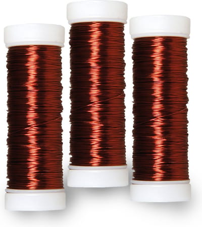 Rayher Sieraden maken draad - 3x - donkerbruin - 0.3 mm dik - 50 meter snoer - haakdraad - bindmaterialen - rijgkoord
