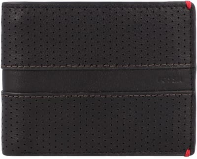 Fossil Sport Tourer Portemonnee Leer 12 cm - Jongens - Horizontaal - schwarz