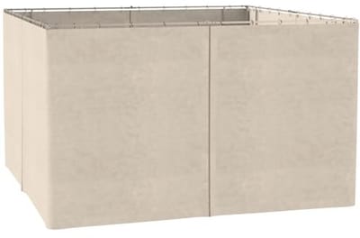 Zijwanden voor paviljoen 300 x 400 cm - Bescherming tegen weer en zon - Beige