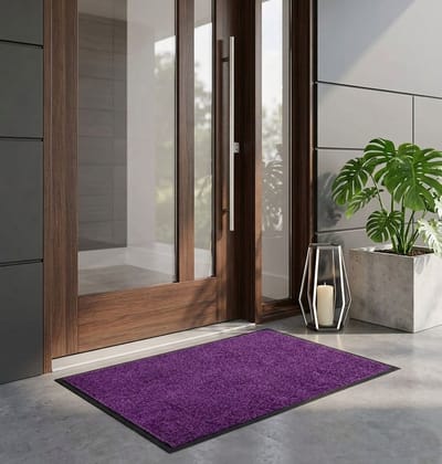 Floordirekt Vuilvangmat Use&Wash - Antislip Deurmat - Veelzijdig Inzetbaar - Lila - 120 x 300 cm - Onderhoudsvriendelijk, Slijtvast & Ideaal voor Hal, Entree en Woonruimte
