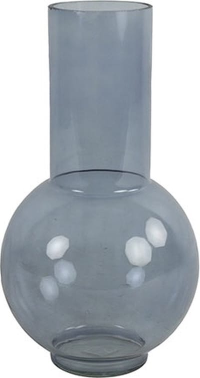 Countryfield Vaas Catlin glas L20B20H36CM d.blauw