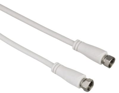 Hama 00122500 coax-kabel 1,5 m F Wit