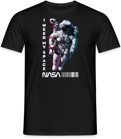NASA Astronaut Met Grappig Citaat I Need My Space T-Shirt Heren