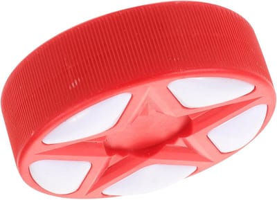 Hockeypuck - Roller hockeybal - Vaardigheden Verbeteren - Opvallende Kleur - 7.5x7.5x3.5cm - Rood