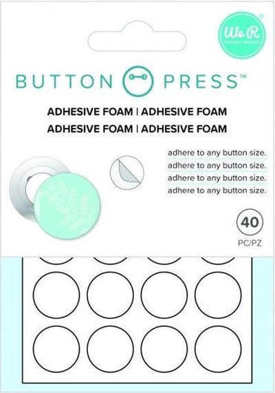 We R Makers - Button press adhesive foam 40stuks