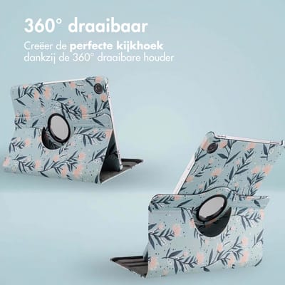 imoshion Tablet Hoes - Geschikt voor Samsung Galaxy Tab A9 Plus - 360° Draaibare Design Bookcase 2.0