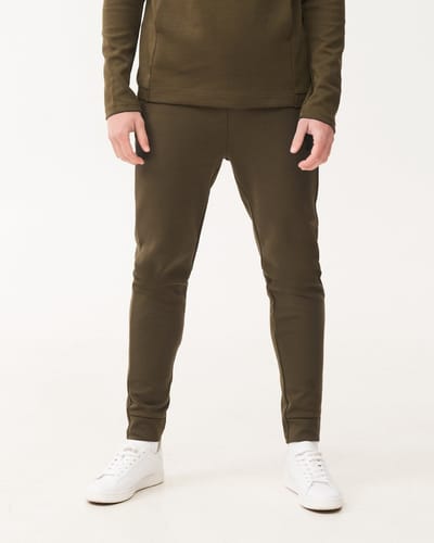 Robey Off Pitch Cotton Trainingsbroek Kinderen - Olijf | Maat: 116