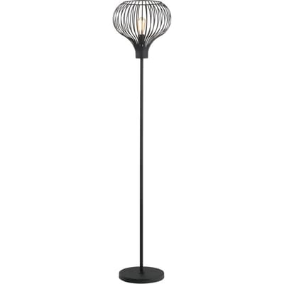 Freelight Aglio vloerlamp, hoogte 180 cm, zwart, metaal