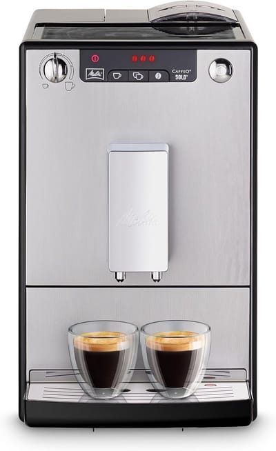 Koffiemachine Automatisch - Espresso Apparaat - Puur Koffiegenot - Compact Design - 12 Liter - Zilver