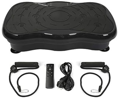Vibratieplatform met LCD-scherm en afstandsbediening - 200W, 53x32,5 cm - Effectief thuis trainen en vet verminderen
