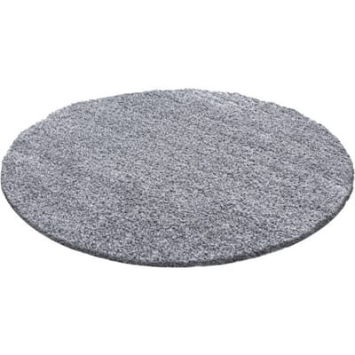 Muratap Basic rond shaggy vloerkleed licht hoogpolig- 160 cm rond