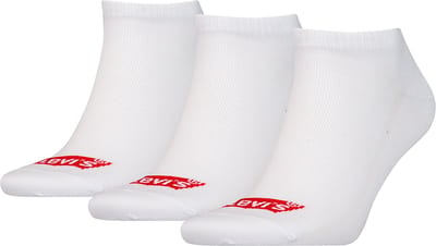 Levi's - 6-Pack - Sneakersokken - Gerecycled Katoen - Heren / Dames - wit - 39-42 - 701224672
