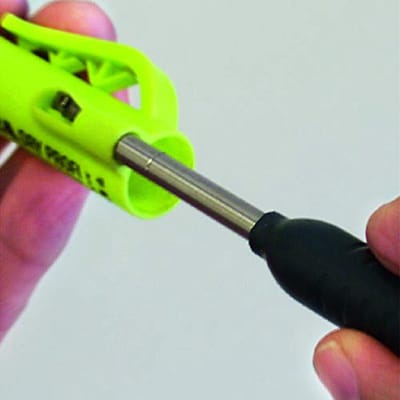 Constructiemarker met puntenslijper - 2-pack voor veelzijdige markeringen
