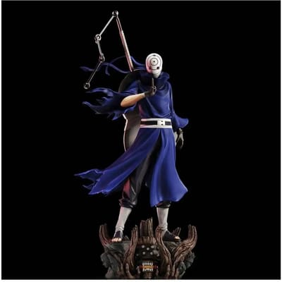 NARUTO Uchiha Obito Anime Figuren en Standbeelden | Woondecoratie Ornamenten | Duurzame Festival Cadeaus en Verzamelingen Langdurig blue