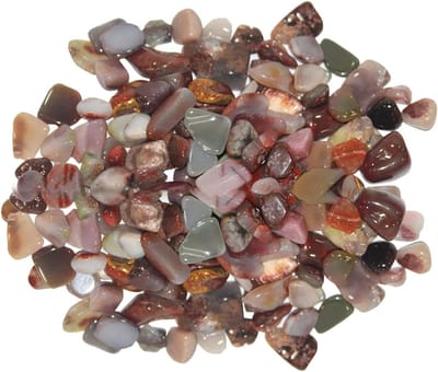 Kwartskristal Grind - Natuurstenen Decoratie - Planten Decoreren - Natuurlijk Getrommeld - 100 gram - Gemengd