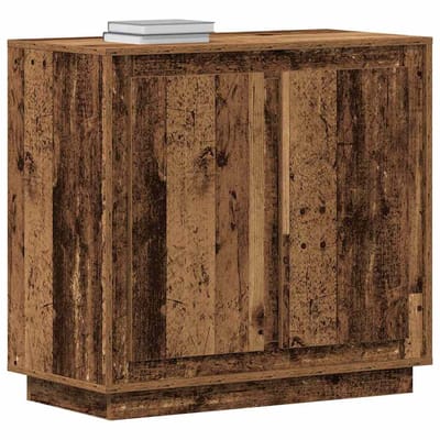 vidaXL - Dressoir - Oudhout - 80 - x - 40 - x - 75 - cm - Bewerkt - hout
