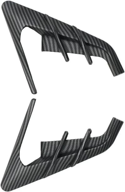 OmGoods - Dailygoody - Auto Side Wing Panel Cover - Camerabescherming - Mat Zwart - Decoratie Cover - Geschikt voor Model 3 2024