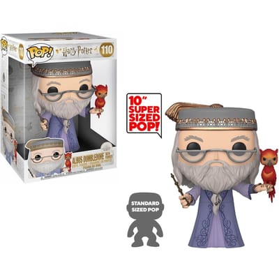 Harry Potter Dumbledore With Fawkes (Jumbo Pop!) Vinylfiguur 110 Unisex Jumbo Pop! - Neutraal - Standard