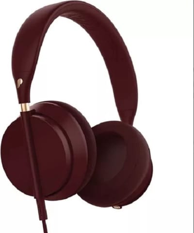 Plugged Crown Over-Ear Koptelefoon – Bedraad 3.5mm – Wine/Rood – Bass Headphones – Met Microfoon – Opvouwbaar – Universele Headset voor iOS & Android