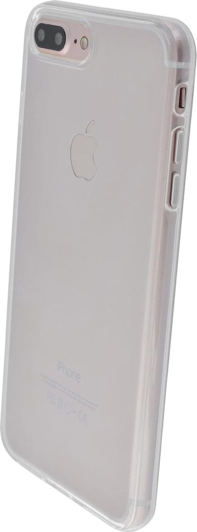 Mobiparts hoesje geschikt voor Apple iPhone 7 Plus Apple iPhone 8 Plus - Zacht TPU - Schokabsorberend TPU - Grip Coating - Transparant
