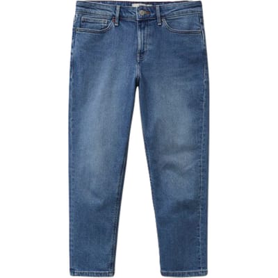 White Stuff Brooke Straight Crop Jean Light Denim Maat: 22 REGULAR | Straight Jeans Outlet | Dames | Blauw