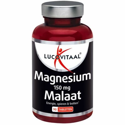 Lucovitaal Magnesium Malaat - 2 x 90 tabletten - Voordeelverpakking