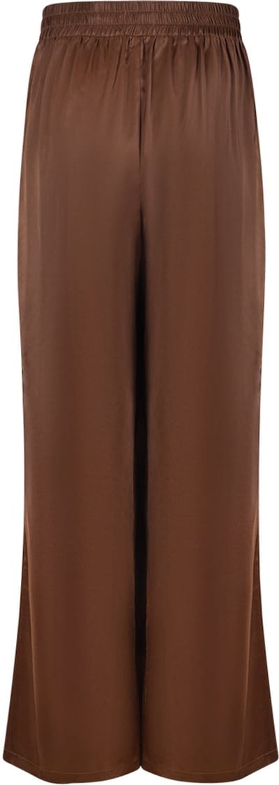 Nukus - Broek Bruin Nukus June Pants Shiny Pantalons Bruin Nkf09068