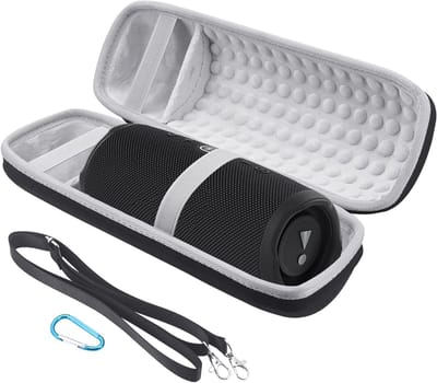 Draagbare Reistas voor Bluetooth Speakers, Hard EVA Opbergcase, Waterdichte Bescherming voor JBL Charge 5 en Charge 4