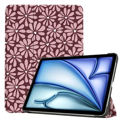 imoshion Tablet Hoes - Geschikt voor Apple iPad Air 5 (2022) / Air 4 (2020) / Air 11 inch (2026) M4 / Air 11 inch (2025) M3 / Air 11 inch (2024) M2 - Design Trifold Bookcase