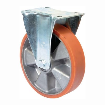 BS zwenkwielen Bokwiel polyurethaan verband 150 mm 250 kg - L410....