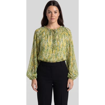 ARKET Heal Top Yellow Size: 36 | Long-Sleeved Tops Outlet | Dames | Groen