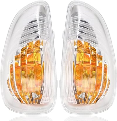 Spiegelknipperlicht Links Rechts - Buitenspiegel Knipperlicht - Voertuig Verlichting - Waterdicht IP67 - 22x16x6cm - Amber