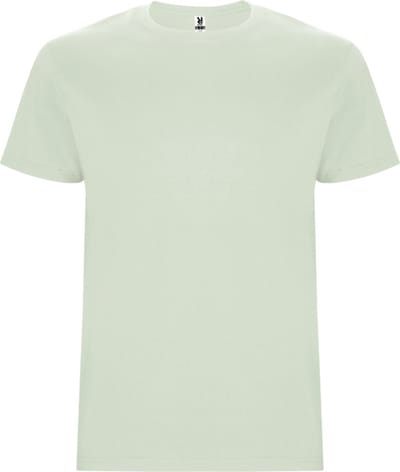 4 Pack T-shirts unisex met korte mouwen, 190 gram 'Stafford' Mist Green - S