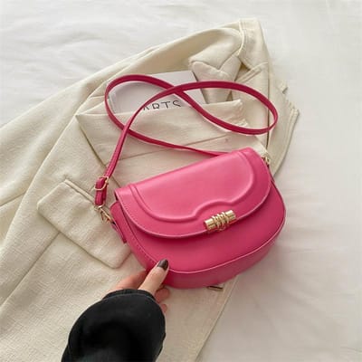 Mooie Crossbody Dames Tas Persoonlijkheid Trendy Dames Tas Nieuwe Casual Eenvoudige Dames Schoudertas Onderarm Zadel gray