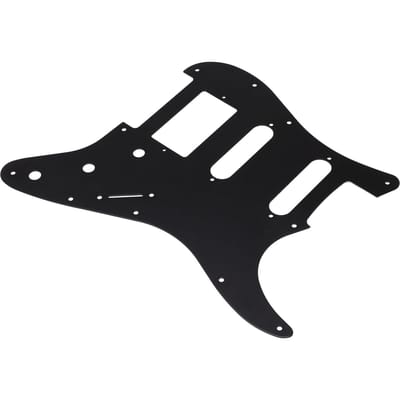 Plaque de protection pour guitare électrique en alliage d'aluminium, plaque de protection avant, accessoire pour instrument black