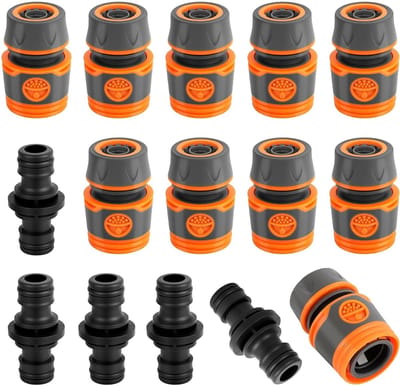 Dailygoods - Slangverbinderset 15 stuks - Slangkoppeling voor Tuin en Familie