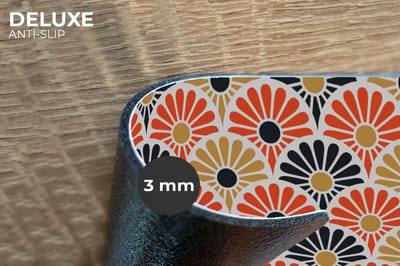 Placemats - 6 stuks - 45x30 cm - Placemat kunststof - Bloemen - Japan - Patronen - Borden onderleggers - Decoratie voor op tafel - Keuken tafeldecoratie accessoires - Vinyl onderlegger - Tafelversiering