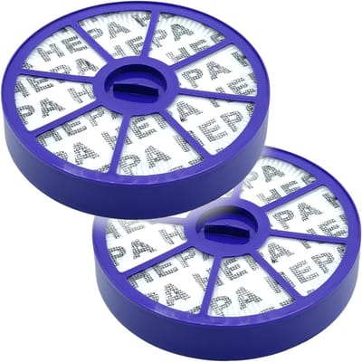 Fixem Geschikt voor Dyson Stofzuiger Filter DC04 DC05 DC08 DC19 DC20 DC29 – Vervangt 90022801 – HEPA Voorfilter – Alternatief Stofzuigerfilter – 152x29x152mm - Filter rond - Filter paars - 2 Stuks