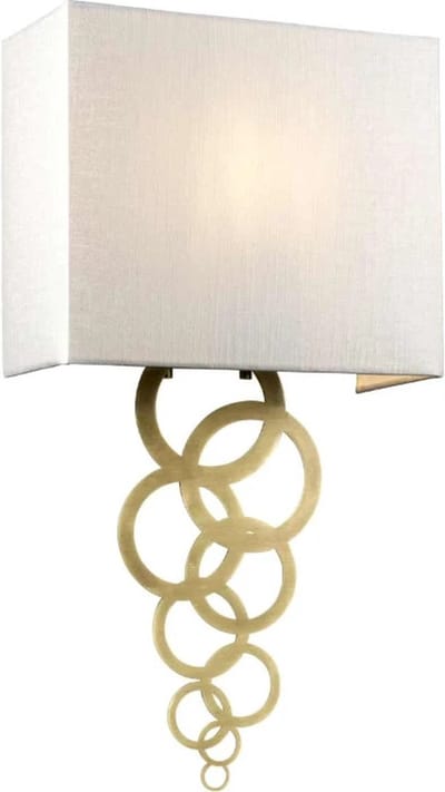 Elstead Lighting LED Wandlamp Rosa | 1X E27 Max 60W | Aged Brass
