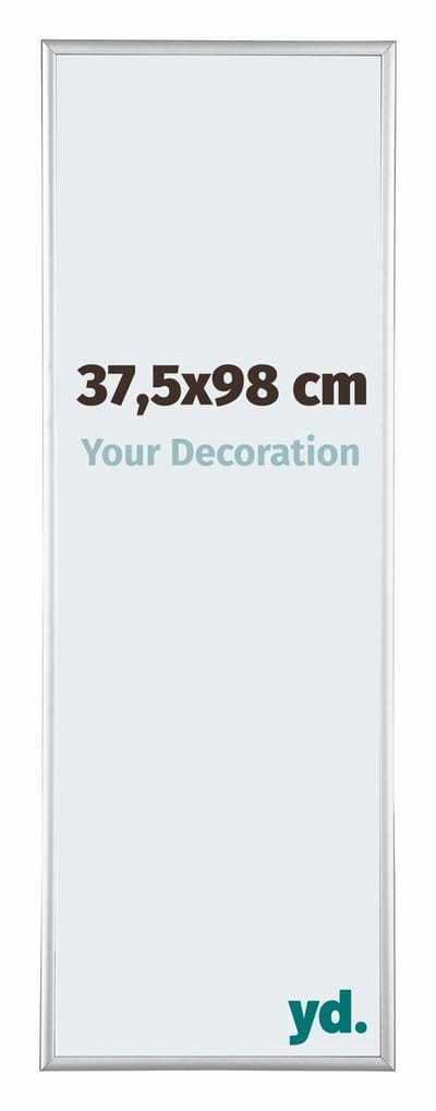 Your Decoration - Puzzellijst 37,5x98 cm - Zilver Hoogglans - Puzzellijst 1500-2000 stukjes - Aluminium Fotolijst - Kent